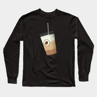 Tasty Iced Coffee Cup Long Sleeve T-Shirt